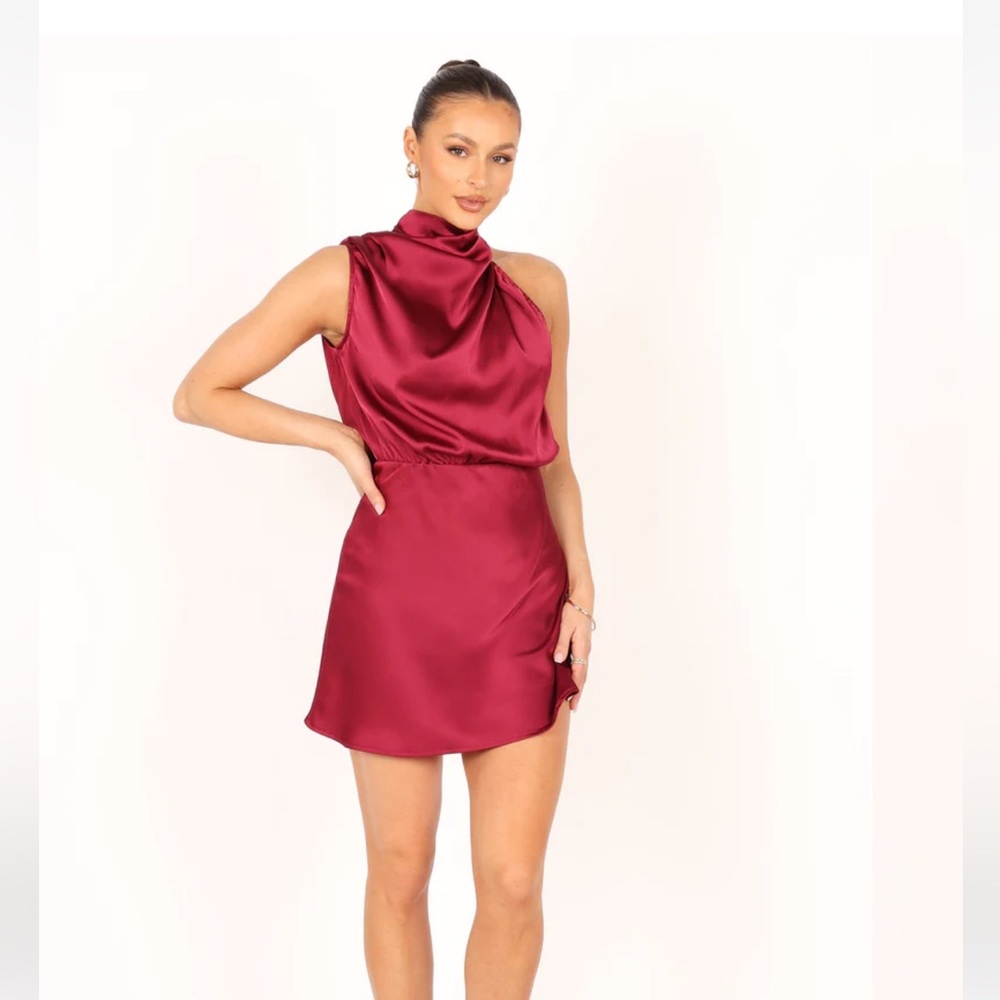 NWT Petal & Pup Anabelle Halter Neck Mini Dress